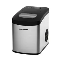 Máquina de Hielo Mega Star ZB22 10KG 220V Plata - Negro