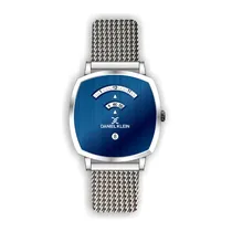 Relógio Analógico Masculino Daniel Klein Premium DK.1.12412-3 - Prata e Azul