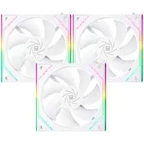 Cooler para Gabinete Thermalright TL-M12QW X3 Infinity Mirror 12X12 Argb - Branco (Kit com 3)