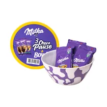 Pack de Chocolates Milka 3 Choco Pause + Bowl