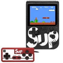 Console Portátil Game Box Sup 400 In 1 de 3" - Preto + Controle (Inglês/Chinês)