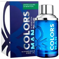 Perfume Masculino Benetton Colors Man Blue Edt 60 ML + Brinde