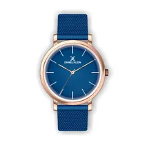 Relógio Analógico Feminino Daniel Klein Premium DK.1.12263-6 - Azul e Rosa Ouro