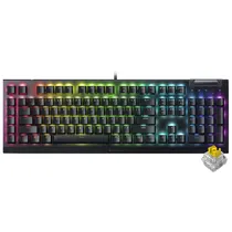 Teclado Gamer Mecanico Razer Blackwidow V4 X / RGB / Portugues - Preto (RZ03-04701900-R3U1)