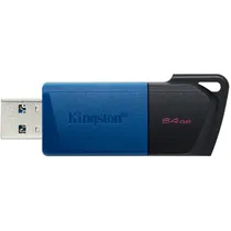 Pendrive de 64GB Kingston Datatraveler Exodia M DTXM/64GB USB 3.2 - Azul/Preto