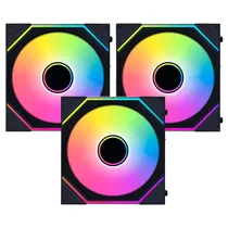 Cooler para Gabinete Lian Li Uni Fan SL-Inf Wireless 120 Reverse Blade 12X12 Argb Preto - Kit com 3 (12RSLIN1W3B)