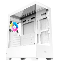 Gabinete Gamer Mtek MCG-AIR01-W Mid Tower / 1 Cooler RGB - Branco