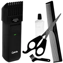 Barbeador Quanta QTCBA9200 3 Watts Recarregável Bivolt - Preto