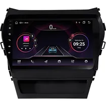 Autorrádio para Hyundai Santa Fe 2014/18 Hetzer H-Pro 4G 9" Bluetooth + Câmera de Ré - Preto