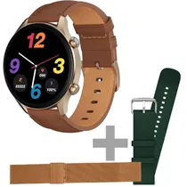 Relógio G-Tide R2 Pro com Bluetooth - Golden + Pulseira