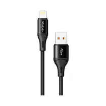 Cable de Datos Mcdodo CA-1830 USB-A A Lightning 0.2 Metros Negro