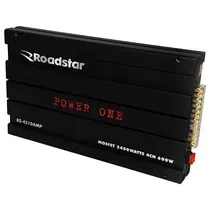 Amplificador Automotivo Roadstar RS-4510AMP Power One / 2400W / 4 Canais - Preto