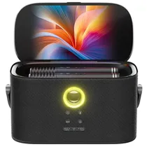 Caixa de Som Joog Shell S2 Karaokê/Tela 8"/2 Microfones/140W - Preto