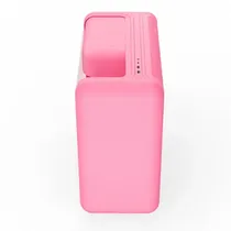 Gabinete Hyte X50 Strawberry Milk, CS-HYTE-X50G-SM , Mid Tower, ATX, Sem Fans, Rosa/Pink