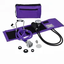 Medidor de Pressao Analogico More Fitness MF-225 com Estetoscópio - Roxo