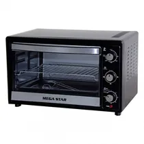 Forno Eletrico Megastar HA382A 38 Litros / 1600W / 240°C / 220V ~ 50/ 60HZ - Preto