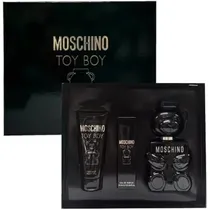 Perfume Moschino Toy Boy Kit 100ML Edp+100ML Balm+100ML Gel+10ML Edp