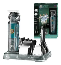 VGR Cortador de Pelo Voyager V-102 6 En 1 Verde