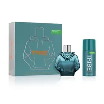 Benetton Perfume Kit Tribe Cool Mas 90ML+DEO150ML Edt