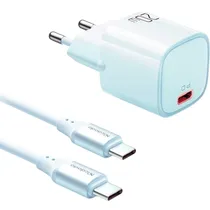 Cargador de Pared Mcdodo CH-4046 USB-C 20 W - Blue + Cable USB-C