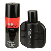 Kit Instyle Dark Black - 2 Em 1 - Perfume Edt 100ML + Body Spray 150ML