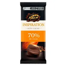 Chocolate Arcor Inspiração Amargo 70% Cacau 80G