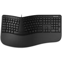 Teclado Microsoft Ergonômico USB Espanhol - Preto LXM-00003