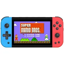 Console Portátil Powkiddy X51 de 5" com 6.000 Jogos - Azul/Vermelho (Inglês/Chinês)