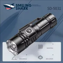 Linterna LED Smiling Shark SD-5031 Negro Iman Pequeño