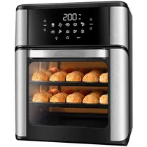Fritadeira Elétrica + Forno Mondial Oven AFON-12L-Bi de 12 Litros 220V ~ 50/60 HZ - Preta/Prata