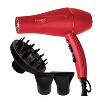 Secador de Cabelo Prosper P-7600 / 7000W / 3 Temperaturas / 2 Velocidades / 220V ~ 50HZ - Vermelho