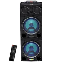 Caixa de Som Aiwa AWPOC10 10" 2.500 Watts P.M.P.O com Bluetooth/USB/FM - Preta