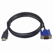 Cabo HDMI para VGA AM-AM High Speed 1.5 Metros - Preto