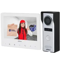 Vídeo Porteiro Dahua KTA04 DHI-VTH1010J 4.3" Analógico - Branco