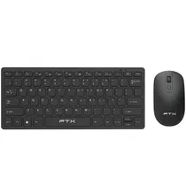 Kit Teclado + Mouse FTX GK03 Sem Fio - Preto (Português)