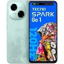 Celular Tecno Spark Go 1 KL4 Dual Sim de 128GB/4GB Ram de 6.67" 13MP/8MP - Magic Skin Green