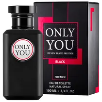 Perfume New Brand Prestige Only You Black Eau de Toilette Masculino 100ML