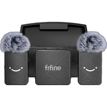 Microfone Fifine M9 s/ Fio USB-C Dual Preto