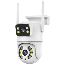 Camera de Seguranca Mannatech SWD2154-Q31 Smart Indoor / Wi-Fi - Preto / Branco