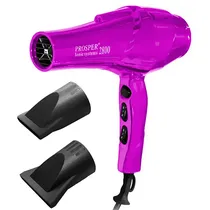 Secador de Cabelo Prosper Super Turbo P-2800 6.000 Watts 110V ~ 50/60 HZ - Rosa