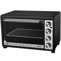 Forno Elétrico Electrobras Family Chef EBHE-50 de 50 Litros 220 - 240 V ~ 50/60 HZ - Preto/Prata