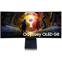 Monitor Curvo Samsung Odyssey G8 G85SD 34” Oled Ultra-WQHD 175HZ 0.03MS 1800R HDR10+