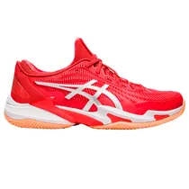 Calçado de Tênis Asics Court FF 3 Novak Clay Vermelho Masculino