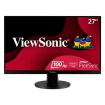 Monitor Viewsonic VA2714-H 27" Full HD (1920 X 1080), 4MS, 100HZ, Ips, 1XHDMI 1.4, 1XVGA (D-Sub), 1XCONECTOR de Audio, Preto