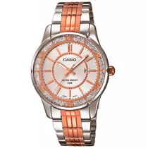 Relógio Feminino Casio LTP-1358RG-7AVDF Rosa/Prata