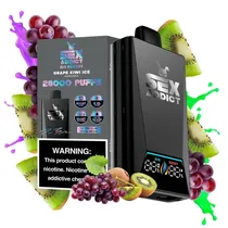 Sex Addict Vaper S280 28000PUFFS Grape Kiwi Ice