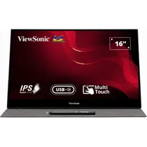 Monitor Portátil Viewsonic TD1655 16" Touch FHD - Black