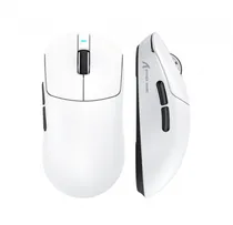 Mouse Gamer Sem Fio Attack Shark X8 Plus PAW-3395PRO, Trimodo USB-C BT 2.4GHZ, White