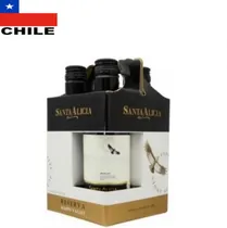 Santa Alicia Vino Pack Reserva Merlot 4X187ML 13.5%