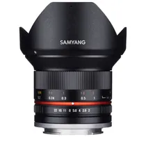 Lente Samyang Fuji MF 12MM F2.0 X Aps-C CSC